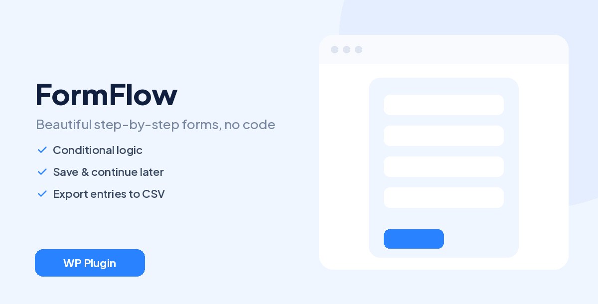 FormFlow - Multi-step Forms for WordPress